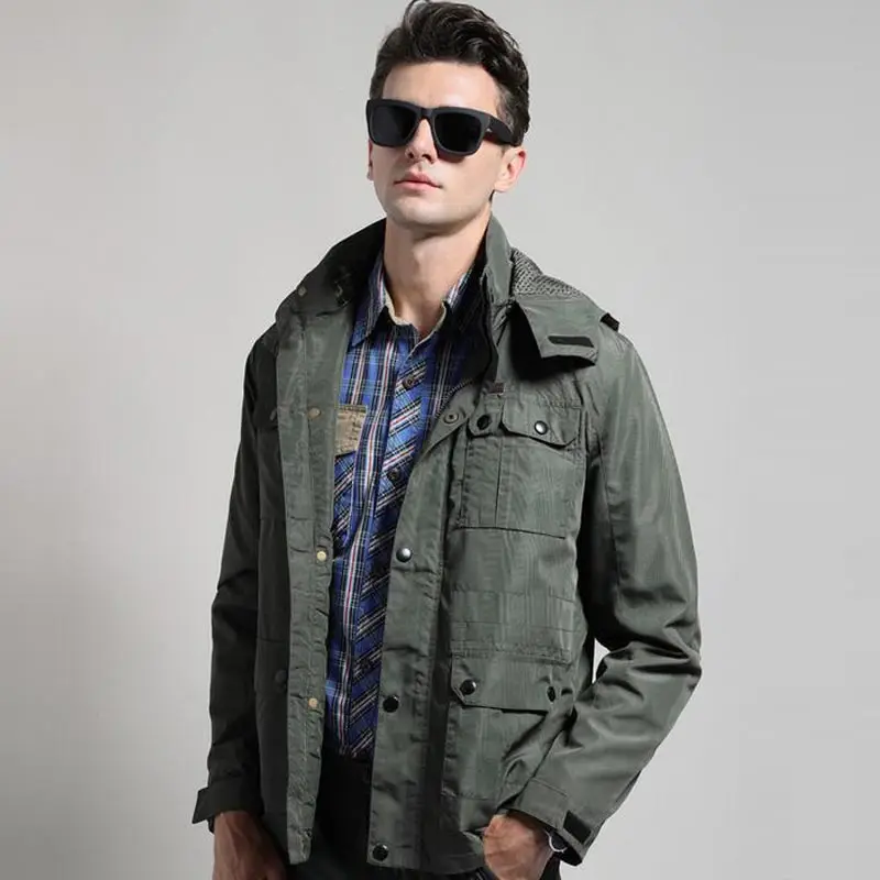 HEE GRAND/мужские повседневные куртки 2018 новая мода отложной воротник широкая талия