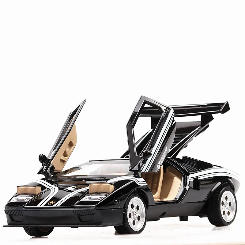 1 шт. Новый 1:32 для Lambor ghini Countach Ретро модель гоночной машины сплав литья под