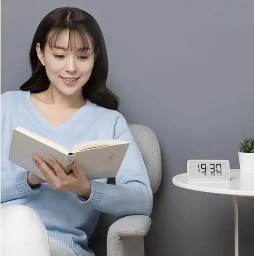 Беспроводные цифровые часы Xiaomi Mijia BT4.0 умные для помещения и улицы гидрометр