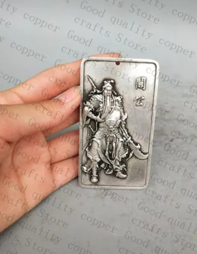 

Коллекция тибетский серебряный ручной резной двусторонний кулон guan gong амулет