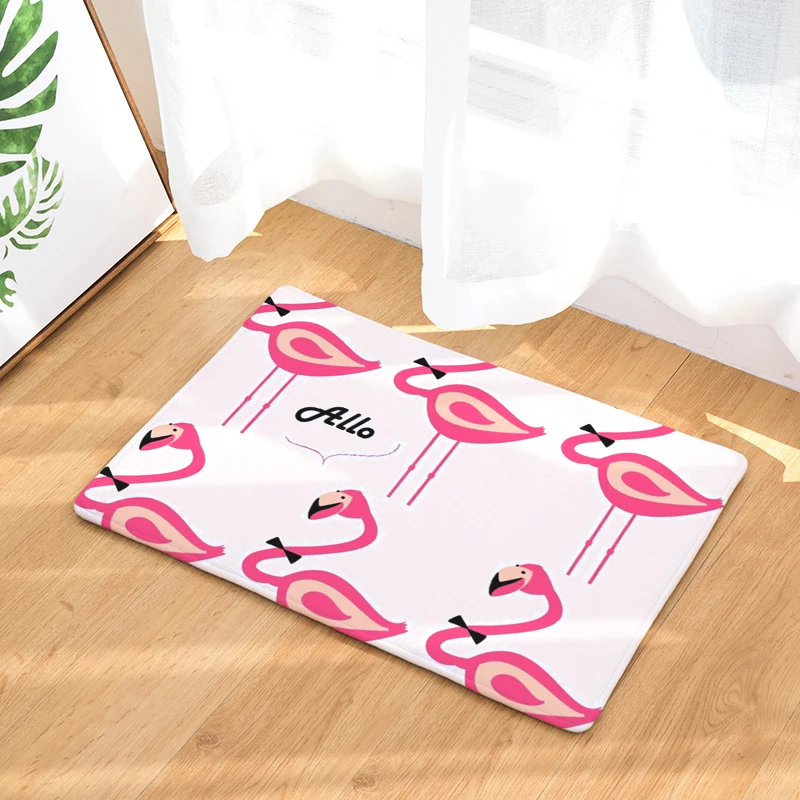 Flamingo Mats Home Decor Series Carpets Non-slip Kitchen Rugs for Living Room Floor 40X60 50X80cm | Дом и сад