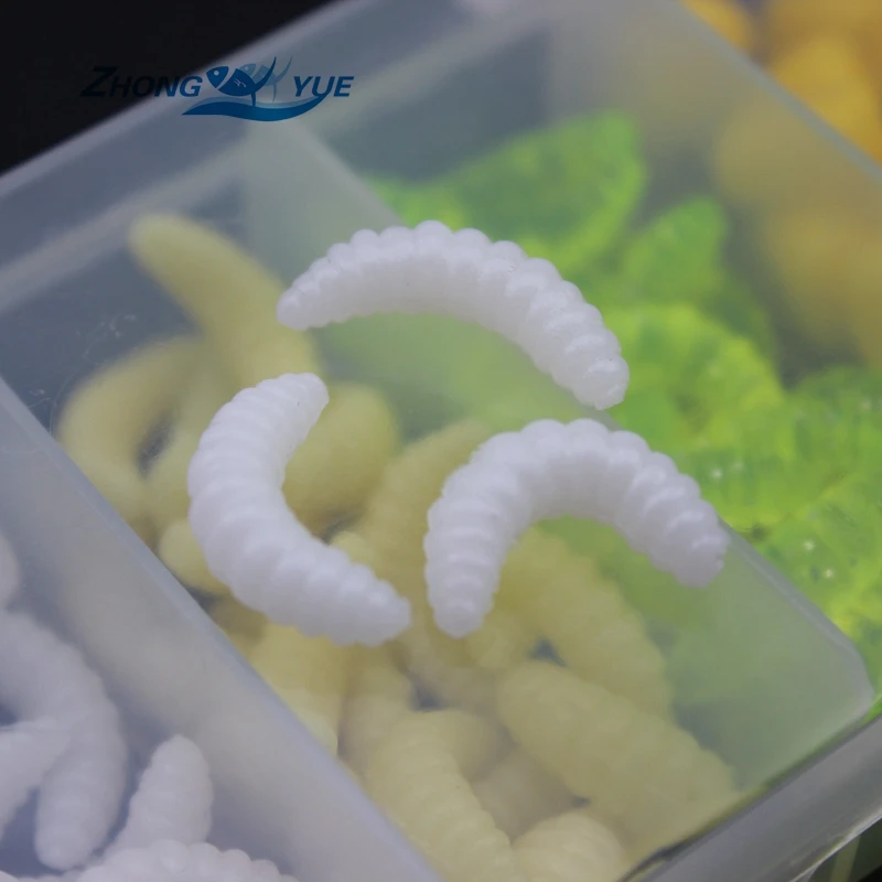 Новинка 100 шт./лот приманки для рыбной ловли набор мягких наживок хлеба наживки