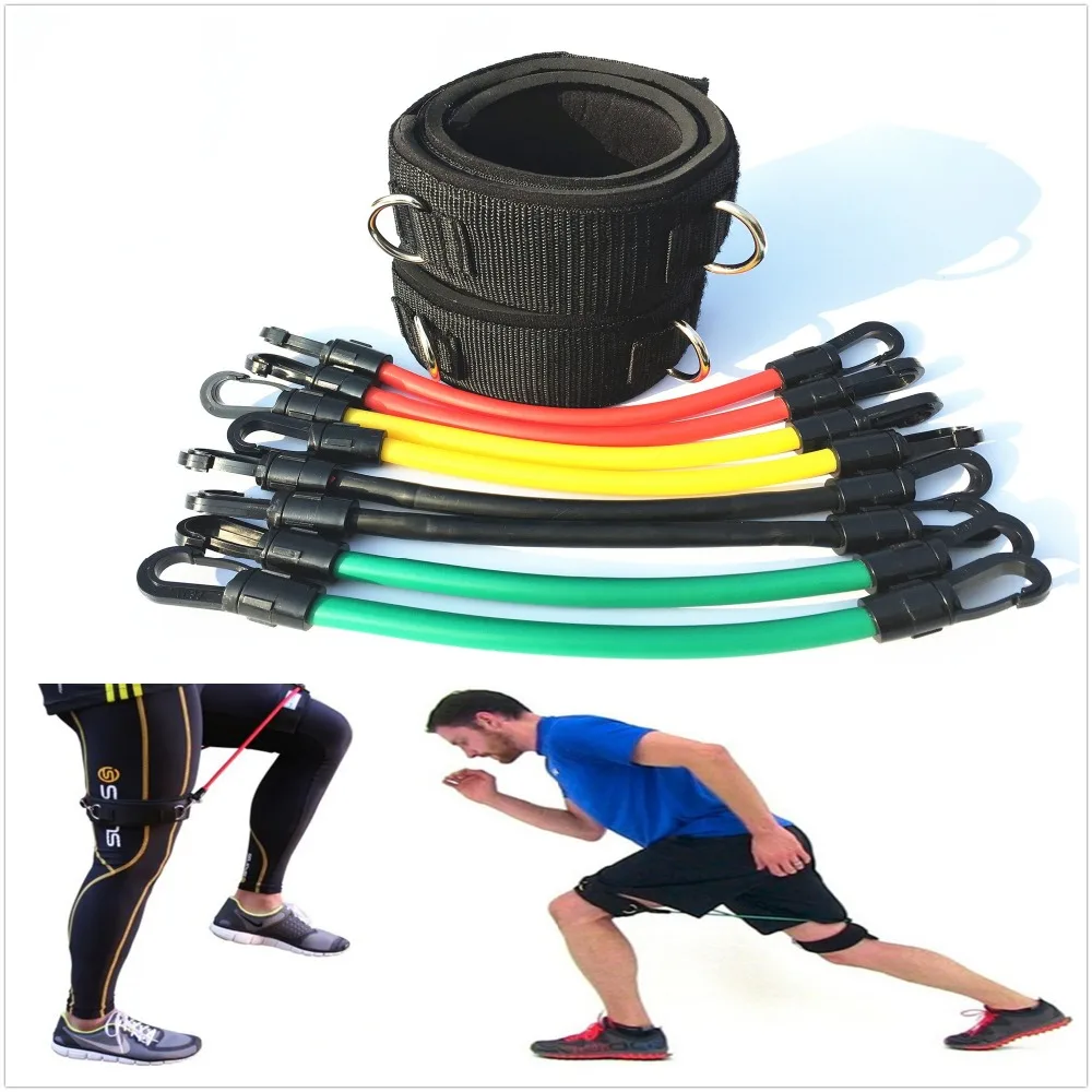 

LEEASY Power Legs Kinetic Speed Agility Training Band Elastic fitness Crossfit Workout for All Players