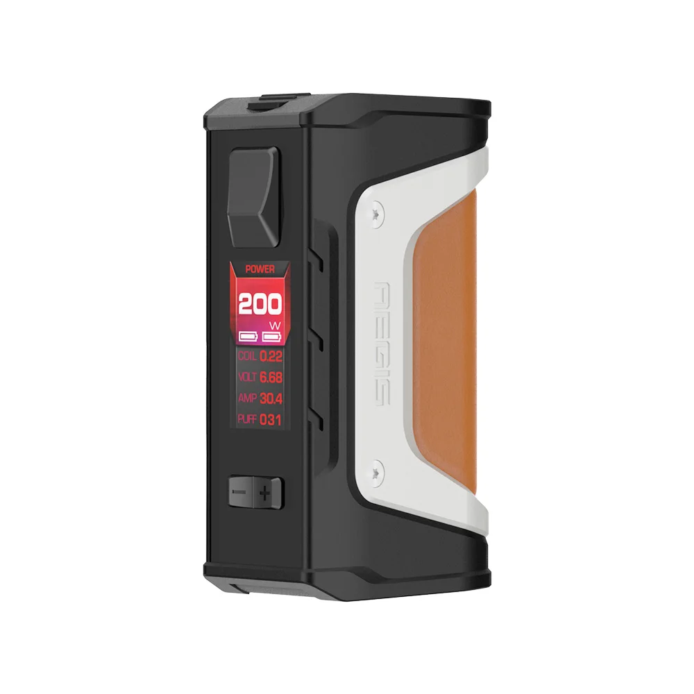 Серебристый 2 шт./лот GeekVape Aegis мод Aegis Legend 200 Вт TC коробка мод Питание от двух батарей 18650 электронные сигареты без батареи для Zeus Rta Blitzen - Цвет: Серебристый