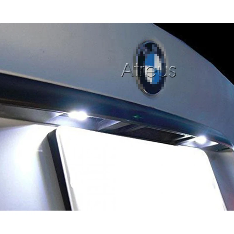 Atreus Автомобильный светодиодный Подсветка регистрационного номера для BMW E46 2D M3