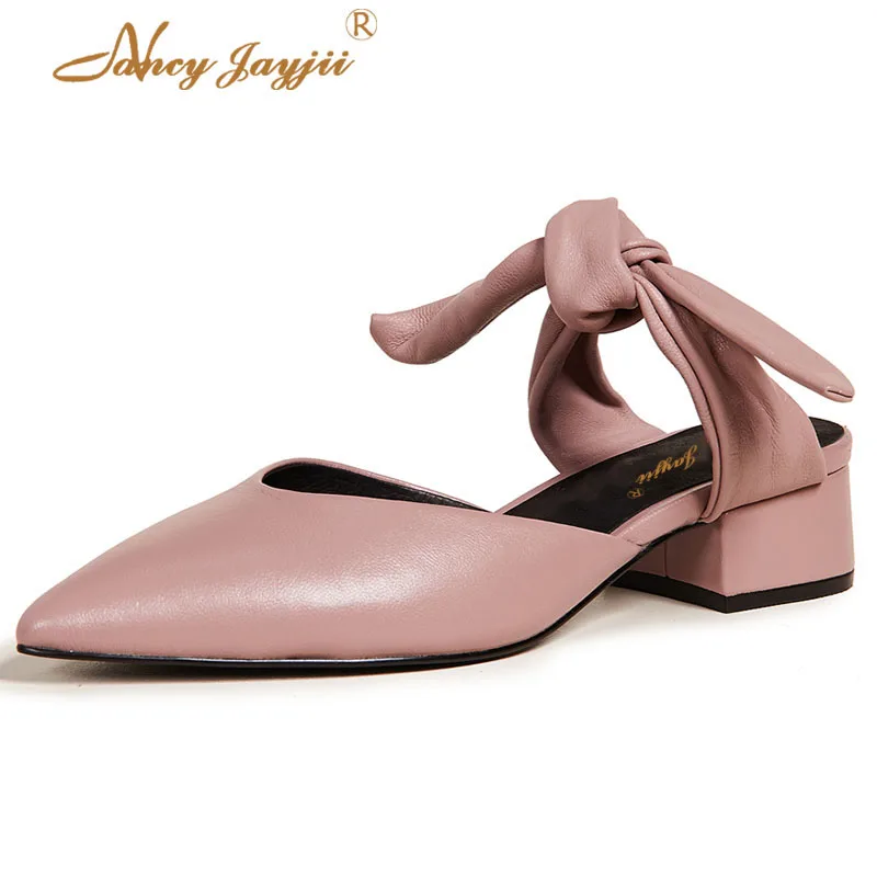 

Nancyjayjii Women Shoes Adult Slippers Butterfly-kont Ankle Strap Solid Med heel Outside Basic Casual Fashion Leisure Classic