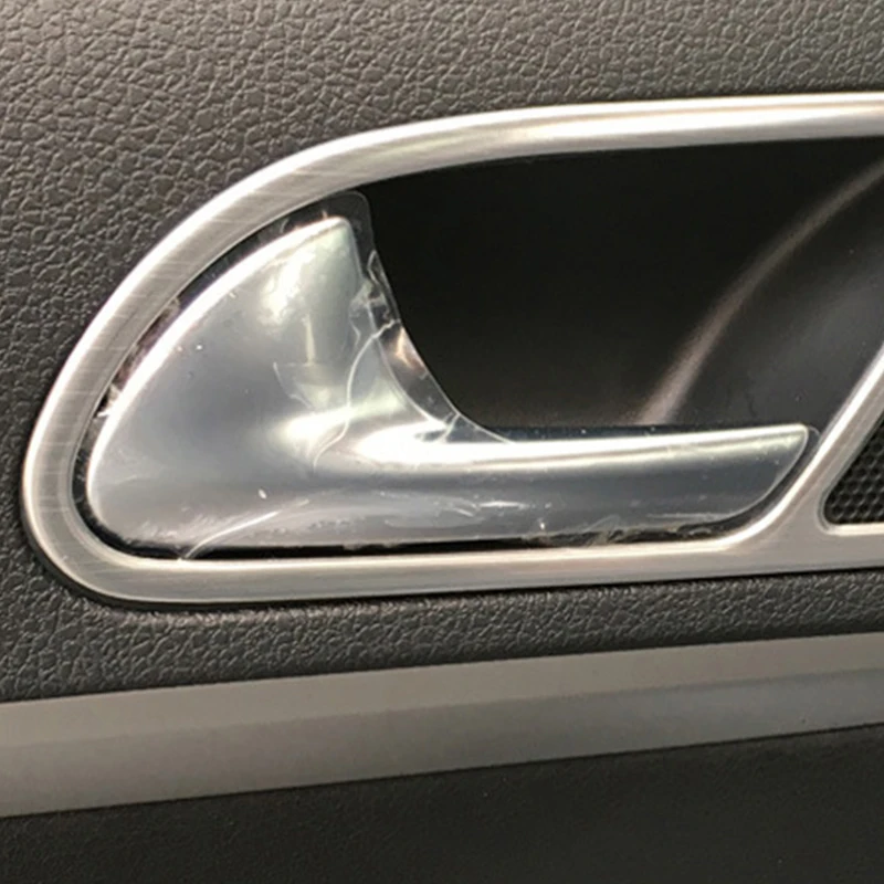 4 шт. наклейки на дверную ручку чашу раму для Volkswagen Tiguan 2016 2010 2011 2012 2013 2014 2015