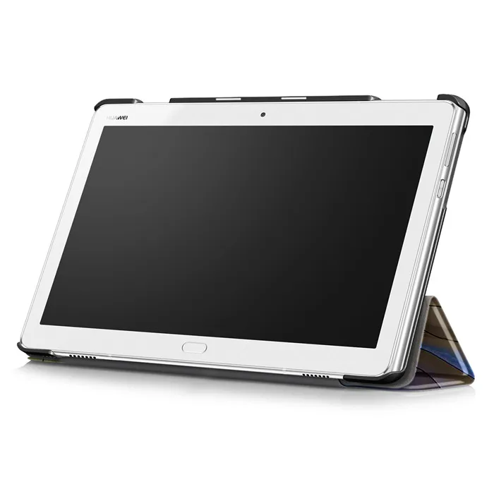 Полиуретановый чехол-подставка для huawei Mediapad M3 Youth Lite 10 BAH-W09 BAH-AL00 10," Tablet+ 2 шт Защитная пленка для экрана