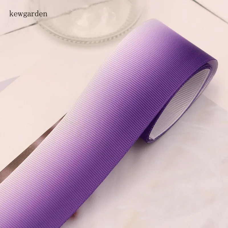 Kewgarden DIY аксессуары для волос 1 5 &quot38 мм Двойные Цвета дисколор Grosgrain лента вручную
