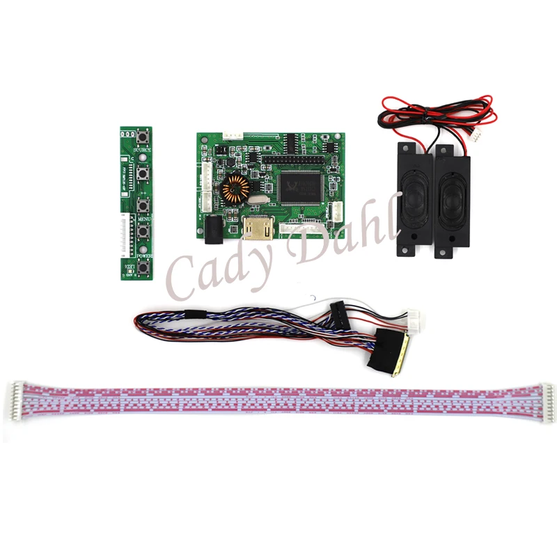 10 шт. HDMI аудио + 40 контактный кабель LVDS плата ЖК контроллера динамика для Raspberry PI PC