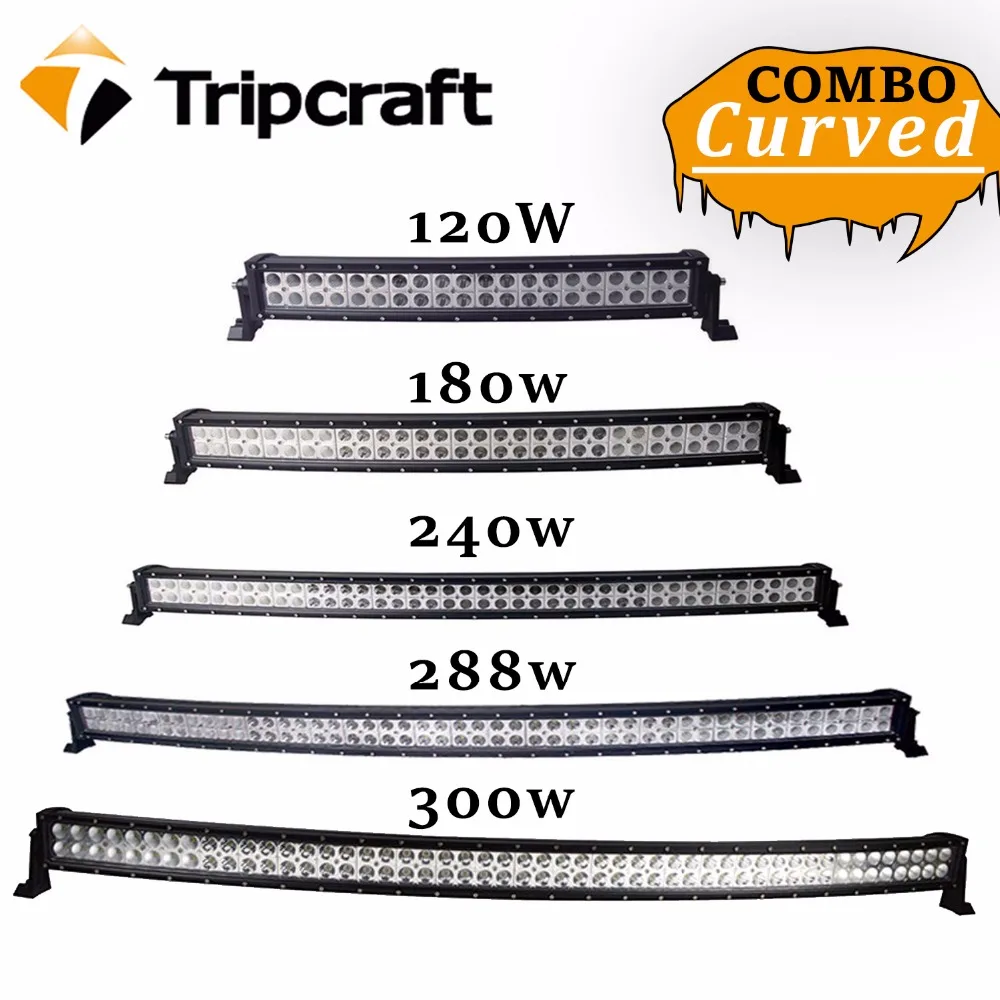 12V 24V LED рабочий свет бар изогнутые лампы для вождения автомобиля 21 &quot32&quot 52 &quotramp