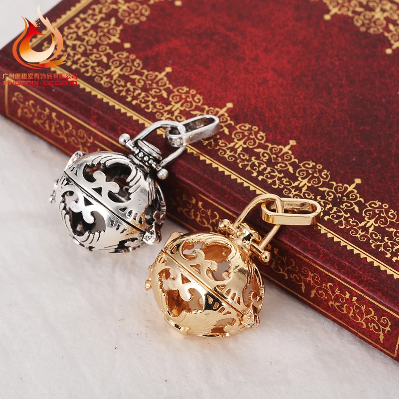 Пренатальная образование magic box Звук мяч кулон квадратных полых клетка эфирное