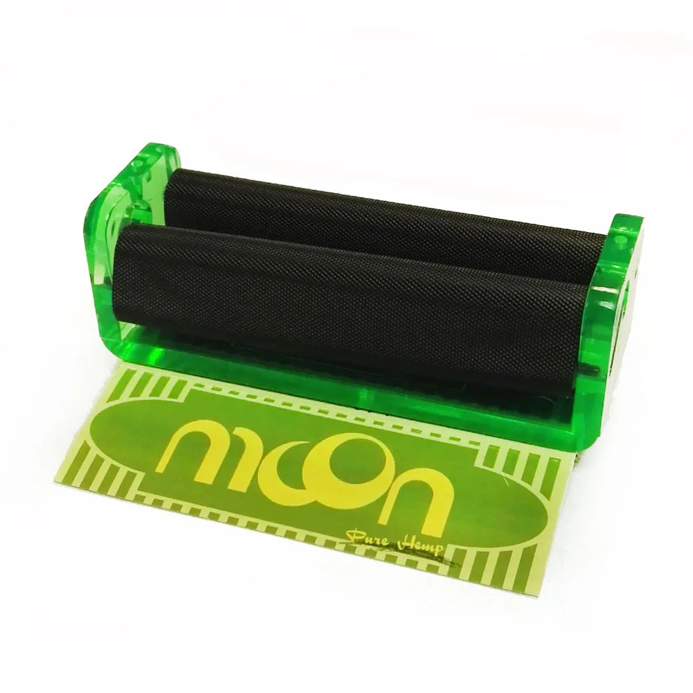 MOON GREEN 70 мм акриловый ручной роликовый станок инжектор для табака роллер
