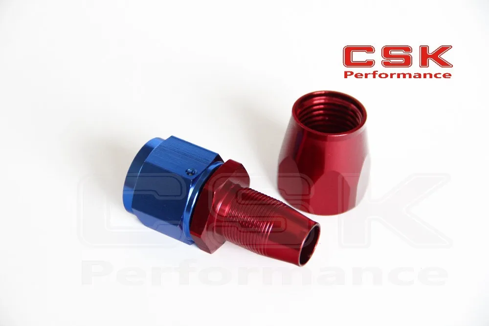 AN12 прямой Алюминиевый Масляный охладитель шланга фитинг конец многоразового