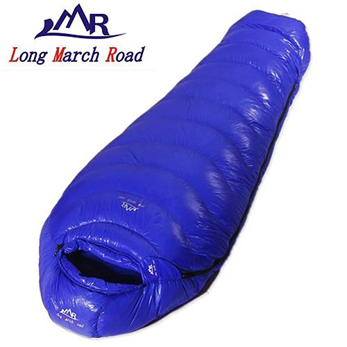 Blue L 2500g Fill LMR 2500 г белый гусиный пух наполнение зимнее использование водонепроницаемый теплый удобный Кемпинг спальный мешок Saco De Dormir ленивый мешок - Цвет: Blue L 2500g Fill