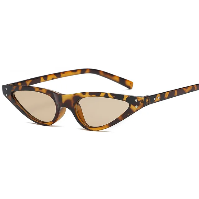 Femmes Petites lunetes De Soleil Rouge Sunglases 2018 фестивальные Jaune Cateye lunettesoleil | Аксессуары для одежды