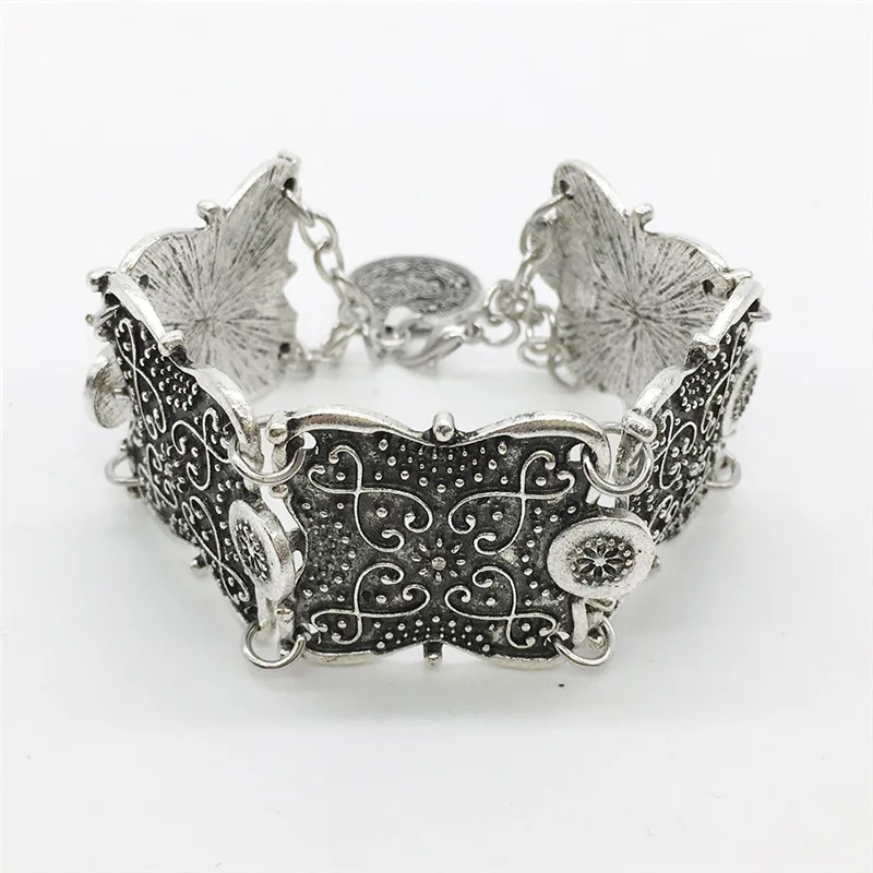 Турецкие богемные ювелирные изделия браслет в виде бабочки серебряные подарок