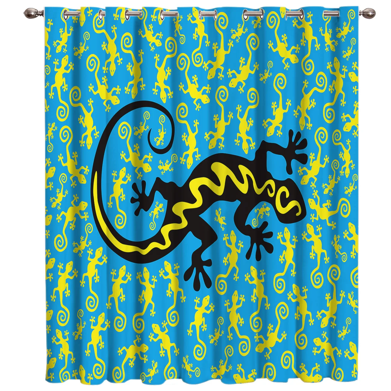 Мультфильм ящерица клип арт комната шторы Большой Декор окна открытый Спальня