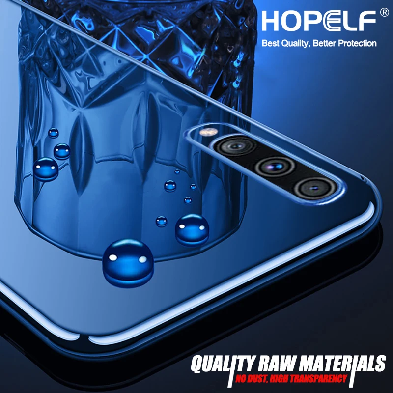 Прозрачный чехол HOPELF для Samsung A50 силиконовый Ультратонкий из ТПУ Galaxy A70 A30 A10 A20 M10 |