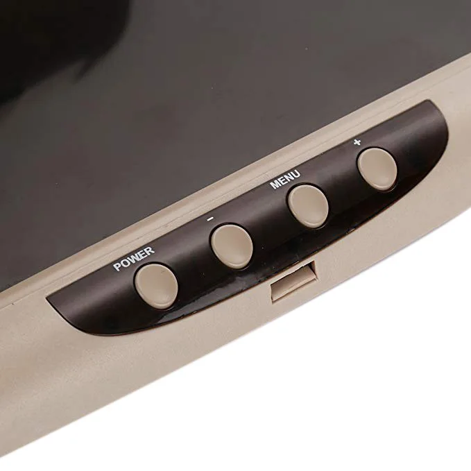 Автомобильный ЖК дисплей 9 дюймов цветной с откидным экраном потолочный