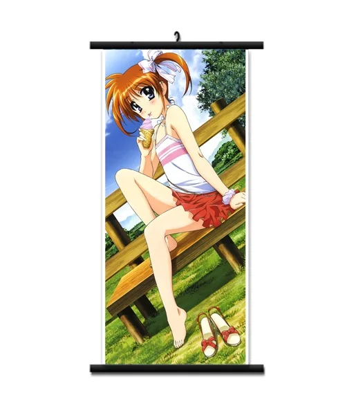 11 November update аниме Волшебная Девушка Лирический Nanoha Harlaown& Arisa& Takamachi домашний декор настенные прокрутки Декоративные плакаты с картинками - Цвет: 11