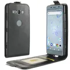 Кожаный чехол-книжка для Sony Xperia XZ2 Compact, с откидной крышкой 5 дюймов, в стиле ретро, 5,7 дюйма