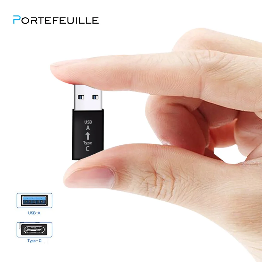 Protefeuille адаптер USB Tipo C папа к 3 0 Женский Otg кабель конвертер для Samsung s10 Xiaomi k20pro