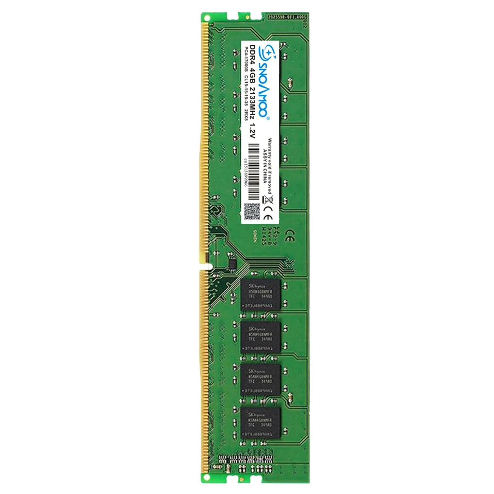SNOAMOO оперативная память для настольного ПК, DDR4 4G 2133 МГц от AliExpress WW