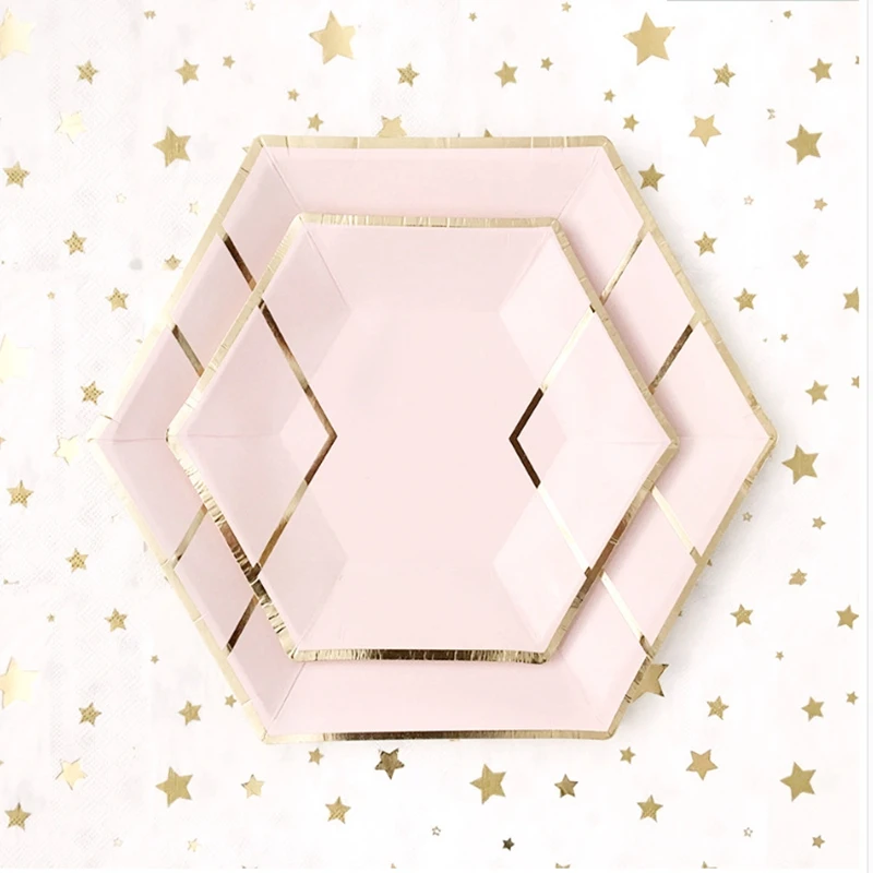 Бронзированные розовые/зеленые/черные/мраморные одноразовые бумажные салфетки