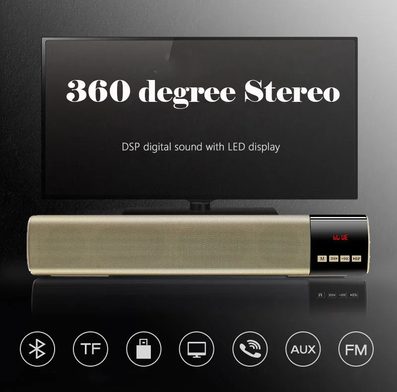Bluetooth Колонка HIPERDEL беспроводная Портативная колонка V3.0 превосходный HD звук и