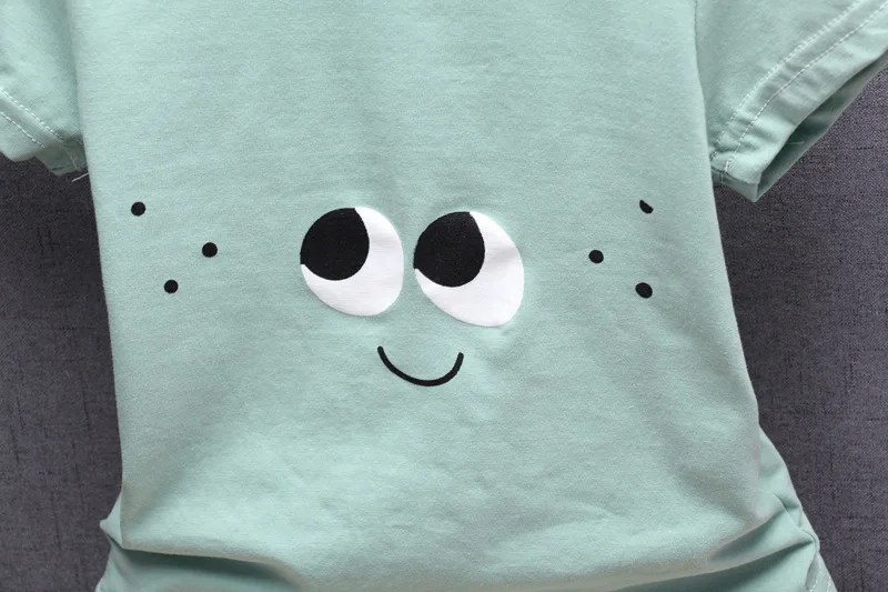 Akexiya New 2018 Summer Children Clothes Sets Boy Girls Cartoon Printed T-Shirt+ Cotton Pant Kids Clothing 2 PCS Set | Детская одежда и