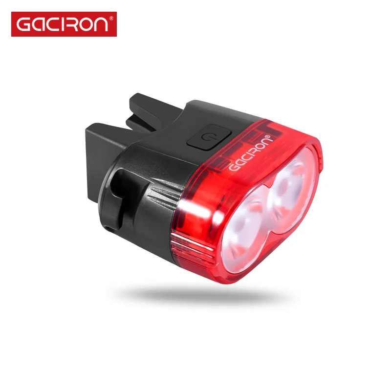 Умный задний фонарь для велосипеда Gaciron светодиодный с зарядкой через USB