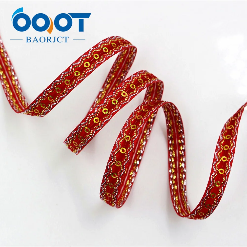 Ленты с блестками OOOT BAORJCT 1801055 10 мм ярдов термотрансферная лента принтом