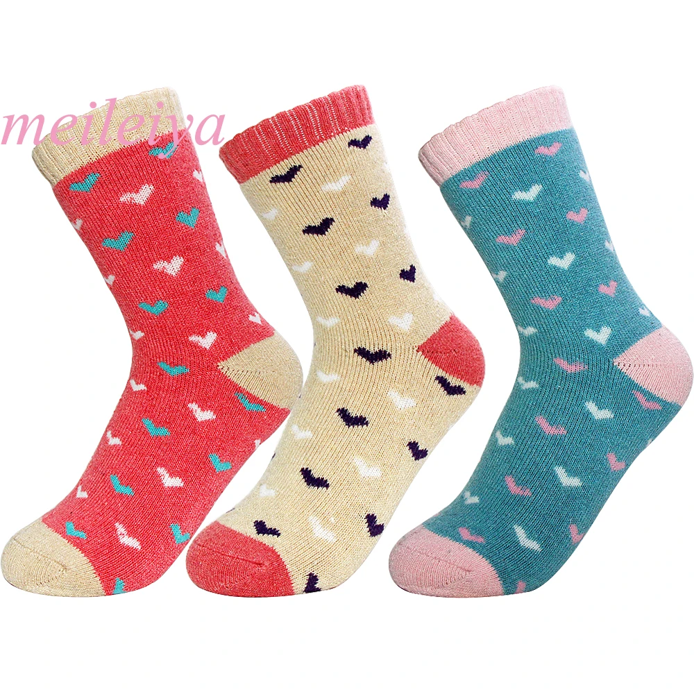 5 пар/упаковка женские шерстяные носки с принтом|Носки| |