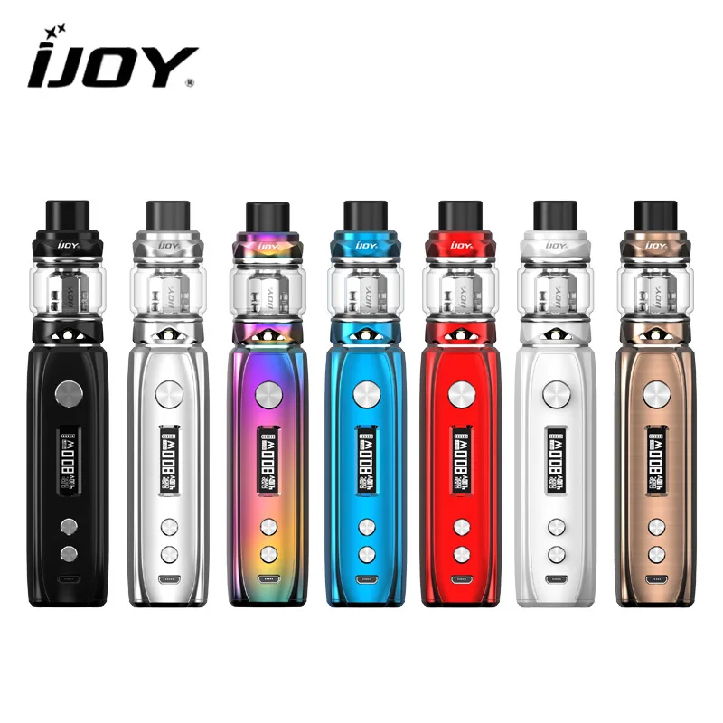 Оригинал iJOY Катана комплект 5 мл бак subohm 3000 мАч Батарея 81 Вт поле Mod электронной