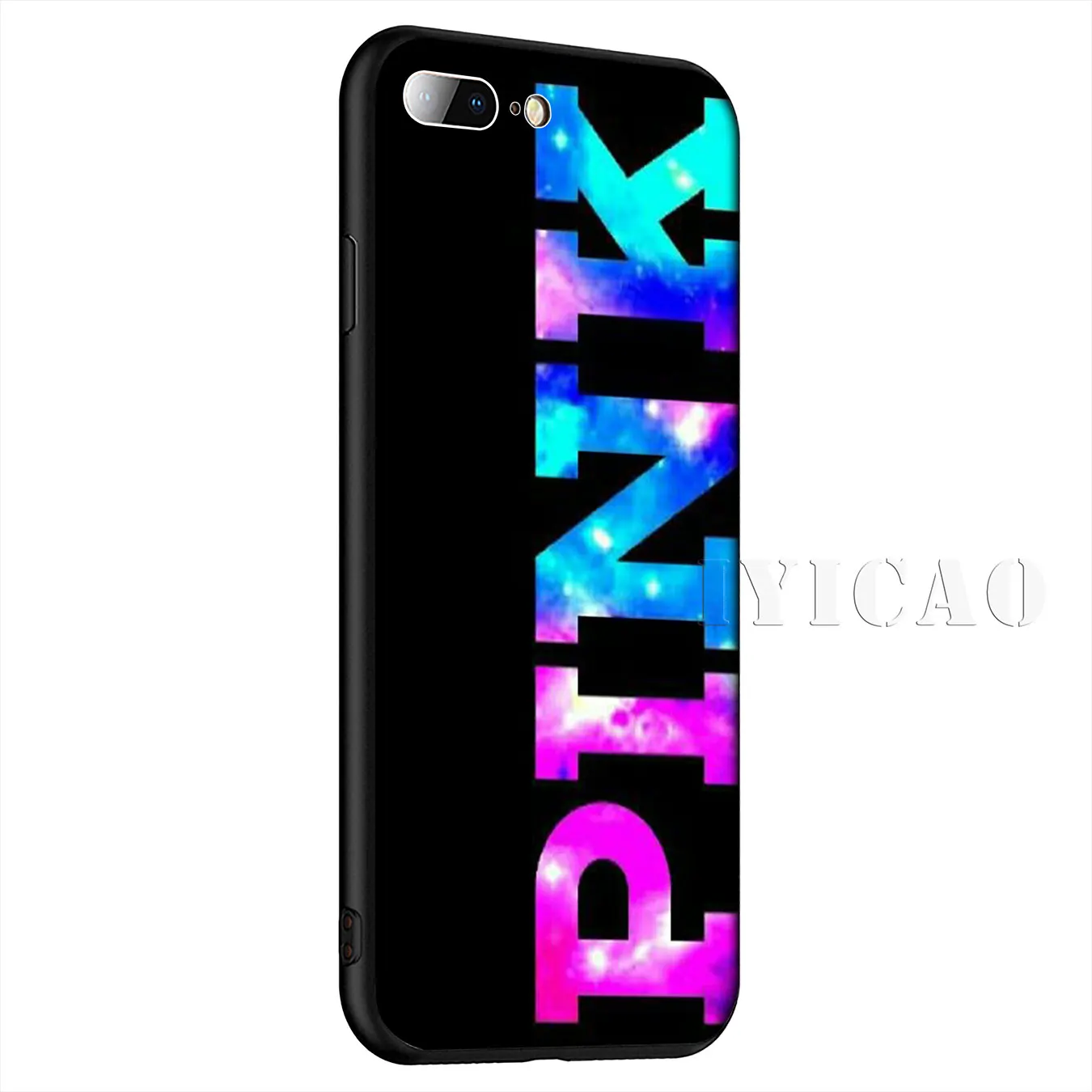 IYICAO love pink girly Silicone Soft Case for iPhone XR X XS Max 8 7 6 6S Plus 5 5S SE Cover |