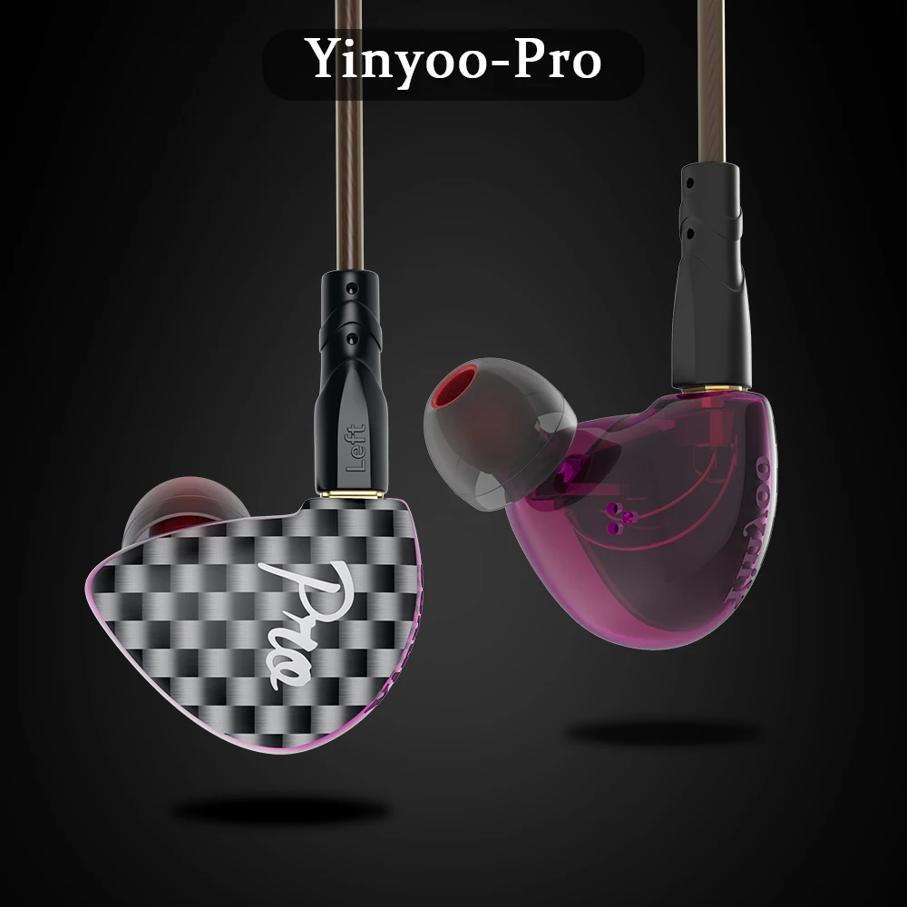 2018 новейшие Yinyoo Pro BA + DD гибридные в ухо сбалансированные наушники арматура с