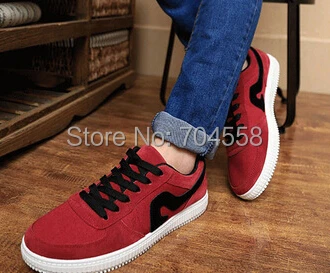New 2014 autumn canvas shoes size (39-44)4color breathable men sneakers fashion Sports korean flats free shipping | Обувь
