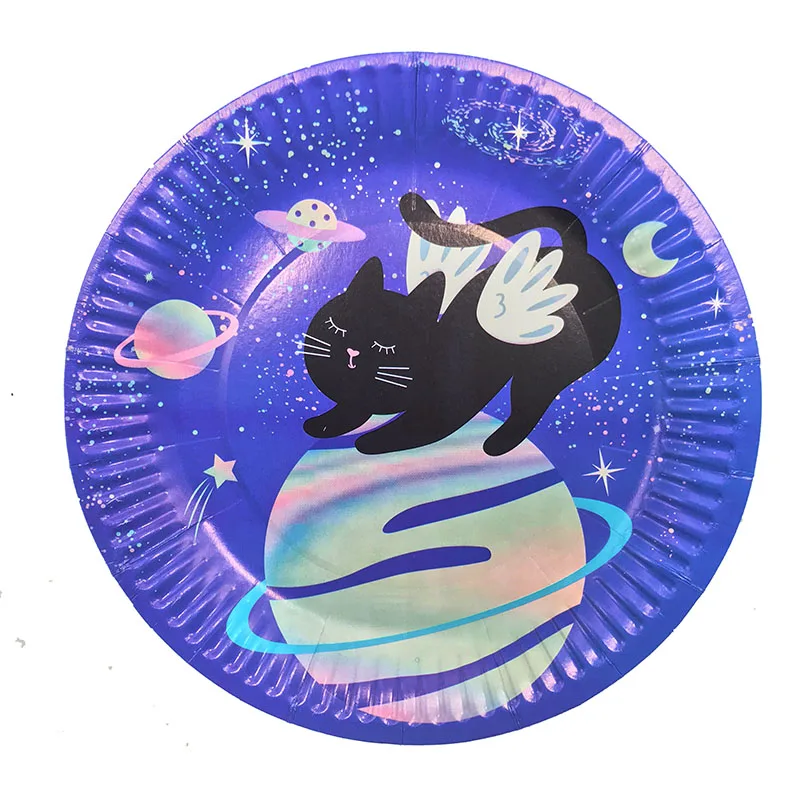 10 шт./лот тарелки для кошек вечерние товары дня рождения одноразовые MARIE CAT | Дом и