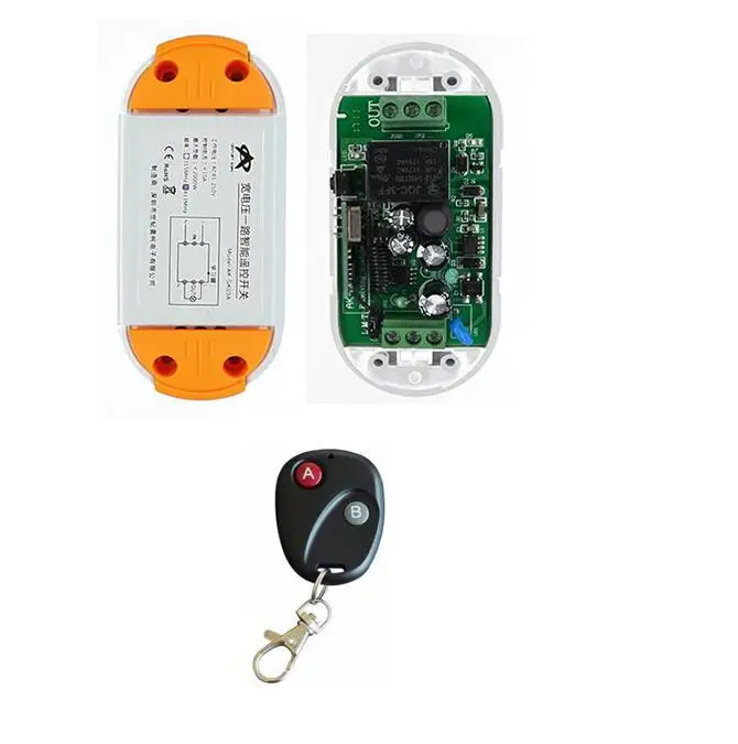 Беспроводной приемник для управления дверями гаража 433 МГц 220 В переменного тока