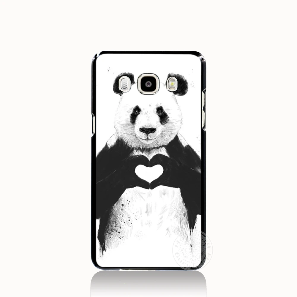 HAMEINUO арт смешная панда чехол для телефона Samsung Galaxy J1 J2 J3 J5 J7 MINI ACE 2016 2015|case for samsung