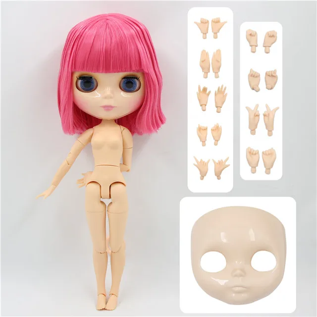 shiny face Ледяная фабрика blyth кукла 1/6 BJD Специальное предложение Специальная цена, лицевая сторона и руки AB как подарки - Цвет: shiny face