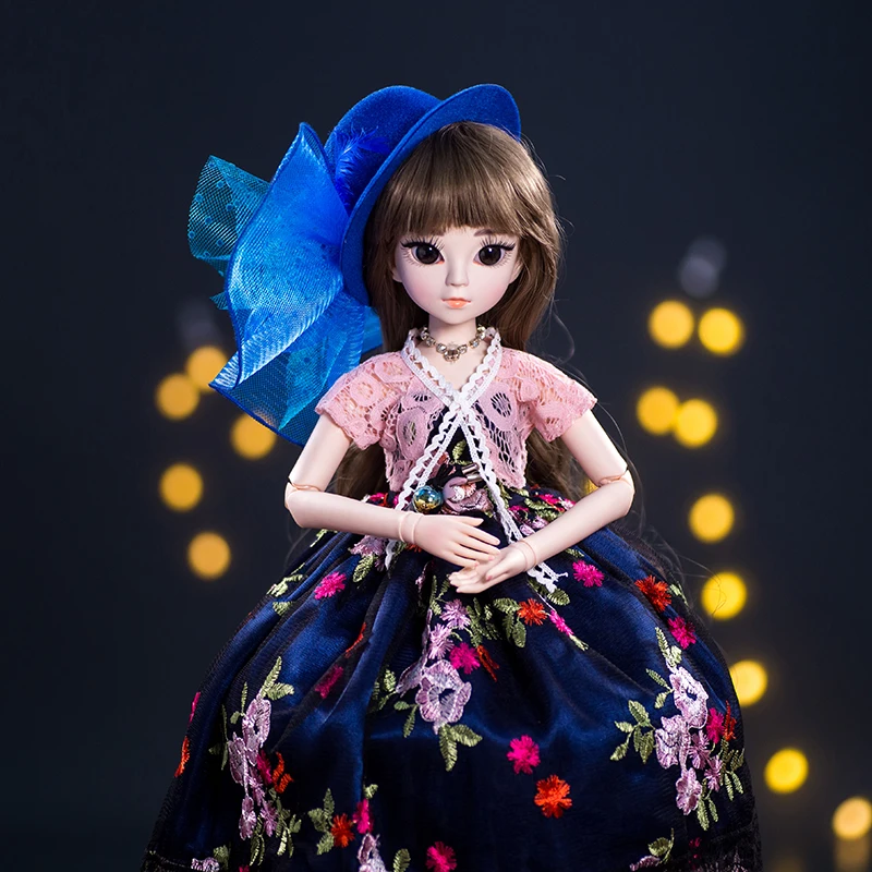 Принцесса Анна 1/3 60 см BJD SD куклы новое поступление с платьем парики Shose Hat макияж Красивая мечта Игрушки для девочек