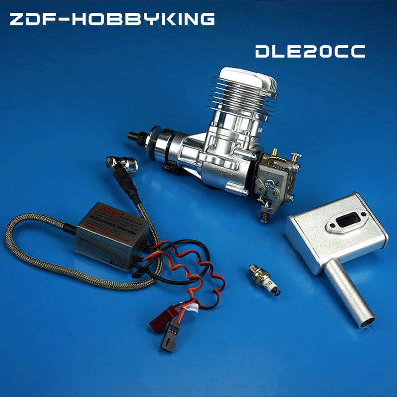 

Оригинальный бензиновый двигатель DLE 20 20CC, оригинальный двигатель 20CC для радиоуправляемого самолета модели DLE20CC,DLE20
