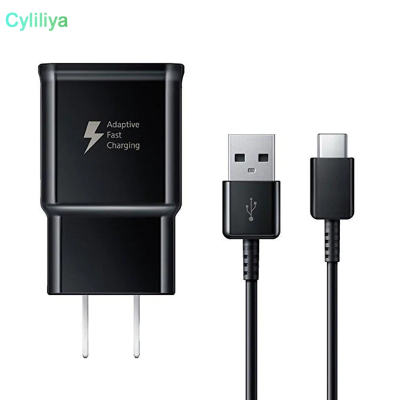 Fast Charger Adaptive Travel Wall 1.5M USB Cable Type-C For Samsung S6 S7 Edge S8 S9 Plus Note 8 100pcs/lot | Мобильные телефоны и