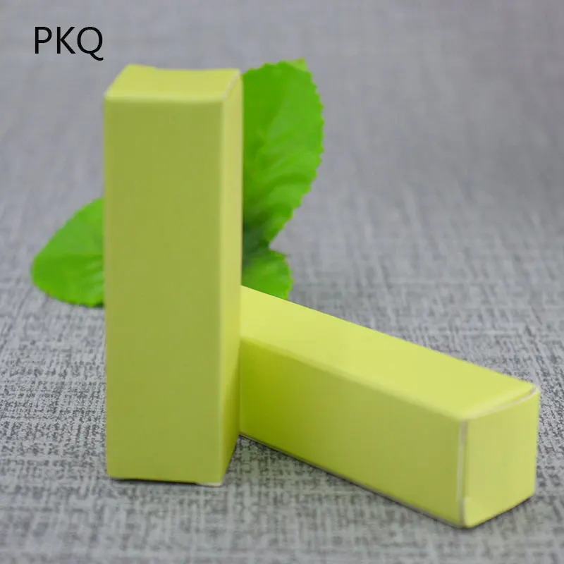 2x2x8,5 см маленькая красочная картонная коробка с эфирным маслом, бутылка, бальзам для губ, бумажная упаковочная коробка, бумажная коробка для губной помады, Коробка 50 шт