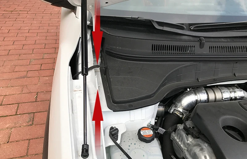 Стайлинг автомобиля 2 шт. крышка капота гидравлическая стойка стержень