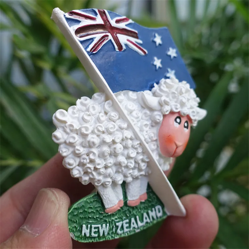 New Zealand Fridge Magnet Flag / Animal Sheep Tourist Souvenirs | Дом и сад