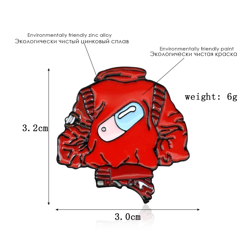 Креативные красные куртки брошь Клубная таблетка капсула значок Джинсовый