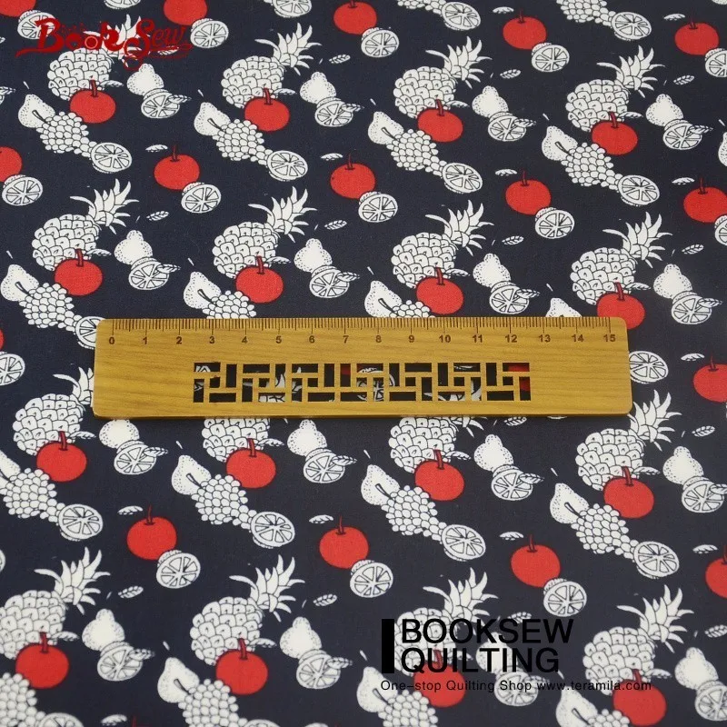 Хлопчатобумажная ткань для переплетения книг поплин с изображением маленьких